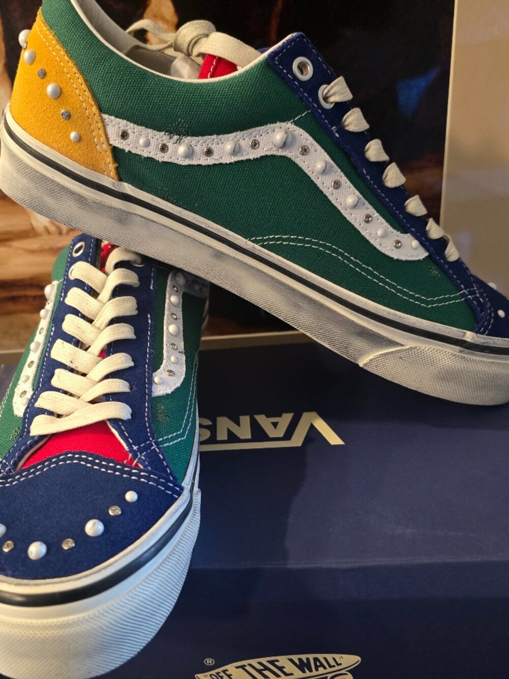 Vans Premium Old Skool 36 Pearlized Yacht Club VN000E8VBGK Men's Size 10 US NEW